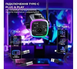 Мікрофон Fifine AM9 Black - мініатюра 10