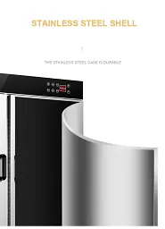 Дегідратор сушарка комерційний Food Dehydrator LT-023 для овочів фруктів м'яса грибів 80 лотків 6000Вт - мініатюра 4