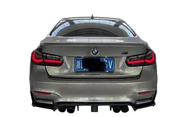 Емблема напис M для BMW чорна глянцева 70х27 мм пластик (на скотчі) - мініатюра 3