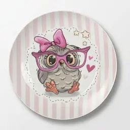 Тарілка дитяча обідня порцелянова Limited Edition Owl 18см (YF6031-1)