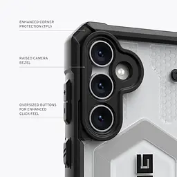 Оригінальний протиударний чохол UAG Pathfinder для Samsung Galaxy S23 FE (S711) Clear Ice 214410114343 - мініатюра 5