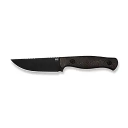 Ніж фіксований туристичний Weknife Notchline, (8.7 см) CPM S35VN /Carbon Fiber мідний з чохлом - мініатюра 2