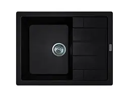 Кухонна мийка Adamant ANILA антрацит 645x495x200 мм, з крилом 64,5 см