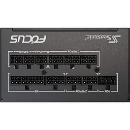 Блок живлення Seasonic 1000 Вт Focus GX ATX 3.1, Black, модульний, 80+ Gold, Active PFC, 13.5 см FDB, 3xMolex / 8xSATA / 2xSATA 3.3V / 1x16-pin / 3x6+2-pin / 2x4+4-pin / 20+4-pin, захист OPP/OVP/UVP/OCP/OTP/SCP (FOCUS-GX-1000-ATX31) - мініатюра 5