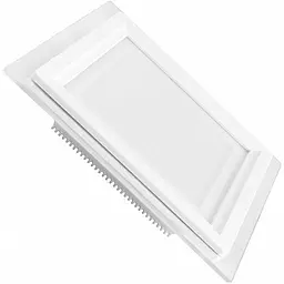 Світлодіодний світильник Eurolamp LED Glass Downlight квадратний 6W 4000K (LED-DLS-6/4(glass) - мініатюра 2