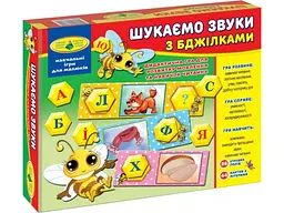 Настільна гра Шукаємо звуки з бджілками, Енергія плюс (укр.)