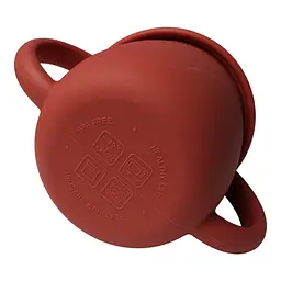 Поїльник силіконовий непроливайка oldbro 150ml red - мініатюра 2
