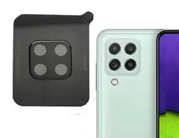 Захисне скло на камеру DK 3D Color Glass для Samsung Galaxy M33 M336 014926 black - мініатюра 2