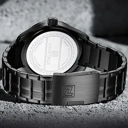 Наручний годинник чоловічий Naviforce Perfect Чорний (3109) - мініатюра 10