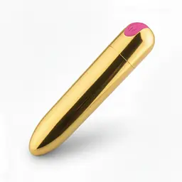 Водонепроникна вібропуля 10 режимів, USB — Золото