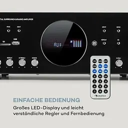 Підсилювач цифровий Auna AMP-218 BT (10034623) - мініатюра 7