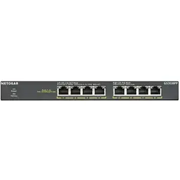 Комутатор GS308PP 8xGE PoE, 83Вт, Некерований NETGEAR teh0018193