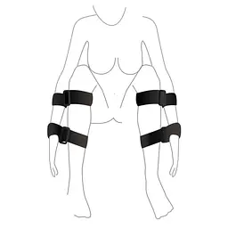 Набір для фіксації Art of Sex - BDSM Hands to feet Simple Art of Sex SO5159 93302 - мініатюра 6