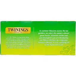 Чай Twinings зелений  в пакетиках 50 г (25 шт. х 2 г) - мініатюра 3