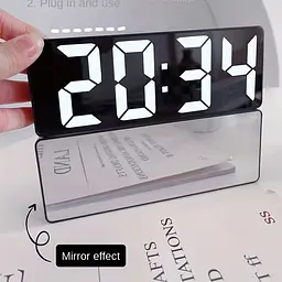 LED настільний електронний годинник / Bеликий дисплей / USB живлення / Black - мініатюра 3