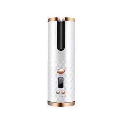 Бездротова плойка для завивки волосся UKC Hair Curler 5200мАч Білий - мініатюра 3