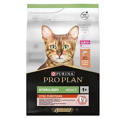 Сухий корм для стерилізованих котів Pro Plan Sterilised Adult Vital Functions 3 кг - лосось