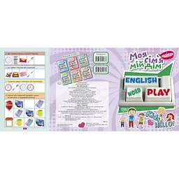 Дитяча книжка з наліпками Торсінг Play English Моя сім'я, мій дім (К01488) - мініатюра 2