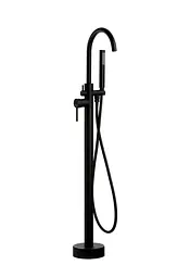 Змішувач для ванни Corsan Lugo black mat підлоговий CMM35BL Чорний матовий