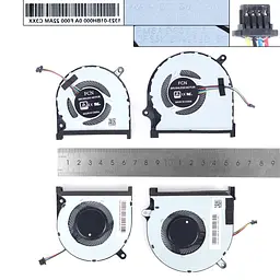 Вентилятори 5V CPU + GPU для Dell Inspiron/Vostro 15, 7590 7591 P83F, (0MPHWF, 0861FC) - мініатюра 3
