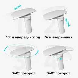 Крісло Mealux M6 Air Massage з масажним ефектом grey (HF-M6 M/G) - мініатюра 8
