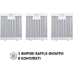 Витяжка Perfelli TM 9642 I/BL 1000 LED - мініатюра 8