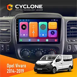 Штатна магнітола Opel Vivaro 2014-2019 Cyclone C9-001 2x32 CPL Cyclone (НФ-00002669)