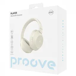 Бездротові навушники Proove Player with ANC бежеві (58484 beige) - мініатюра 2