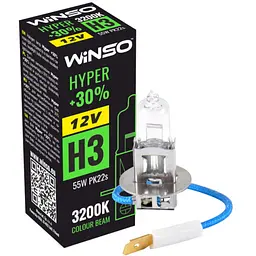 Автолампа WINSO H3 HYPER +30 55W (712300) - мініатюра 2