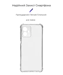 Чохол ArmorStandart Air Force для Motorola G14 Camera cover Clear - мініатюра 2