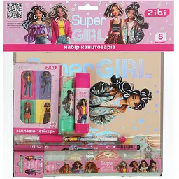 Набір канцтоварів ZiBi Super Girl 1 (ZB.9962)