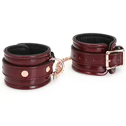 Наручники Liebe Seele Wine Red wirst Cuffs - мініатюра 2