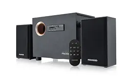 Акустична система 2.1 Microlab M-105R, 10Вт (ДУ, FM), чорна