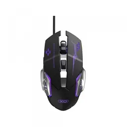 Комп'ютерна мишка XO M10 Gaming Mechanical 6-Button Light Emitting Wired Mouse Чорна