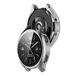 Комплект Tamister для годинника Xiaomi Watch 2 сріблястий (чохол + ремінець Rolex design 22 мм) - мініатюра 7