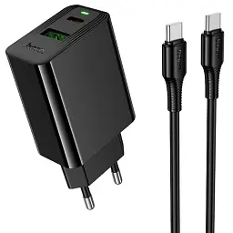 СЗУ Hoco CS95A Leader PD30W+QC3.0 charger set(Cto C)(EU) черный