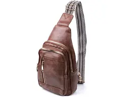 Зручна слінг сумка для жінок з екошкіри Vintage 18,5х29х8 см sum0026963
