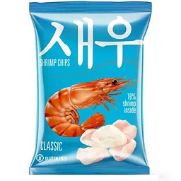 Хрусткий мікс: Чипси Shrips креветкові класичні 50 г + Напій Spraga Комбуча Яблуко та Груша слабогазований 330 мл з/б - мініатюра 2
