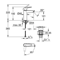 Змішувач Grohe QuickFix 237462432 - мініатюра 4