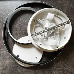Світильник LED smart SPINER+пульт 100W чорний круг Violux ( 220515 ) - мініатюра 4