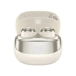Бездротові навушники Hoco EW200 Elegant true wireless sleep BT headset IPX4, BT5.4, 30mAh, 400mAh, 4h, milky white - мініатюра 2
