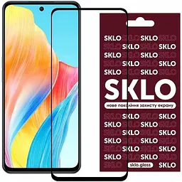 Захисне скло Sklo Full Glue 3D Tempered Glass для Oppo A98 Black [95288] - мініатюра 2