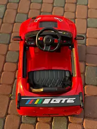 Дитячий електромобіль PRIMA CAR Cabrio 6V 5A (спойлер, пульт, LED-фари, звук, відкривні двері, педаль газу), Червоний - мініатюра 5