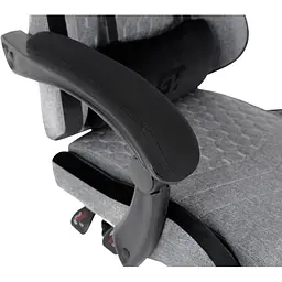 Геймерське крісло GT Racer сіре із чорним (X-2324 Fabric Gray/Black Suede) - мініатюра 2
