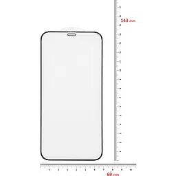 Захисне скло BeCover для Apple iPhone 12 Pro Black (705376) - мініатюра 3