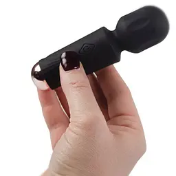 Вибромассажер Rocks Off Mini Wand Black Tulip - миниатюра 3