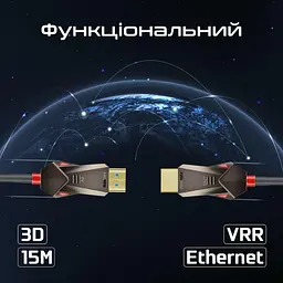 Кабель Promate HDMI-HDMI V 2.0 15 м (prolink4k60-15m) - мініатюра 6