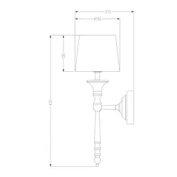Бра CLOE RLB94875-1W Zuma Line - мініатюра 2