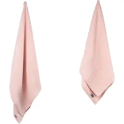 Набір рушників махрових Ardesto Lotus, 140х70/90х50 см, 2 шт., пудра (ART2357PW) - мініатюра 7