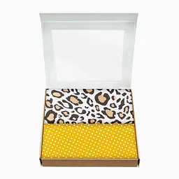 Пелюшки багаторазові Cosas дитячі Leopard Dots 2 шт., 80х100 см, гірчичні - мініатюра 2